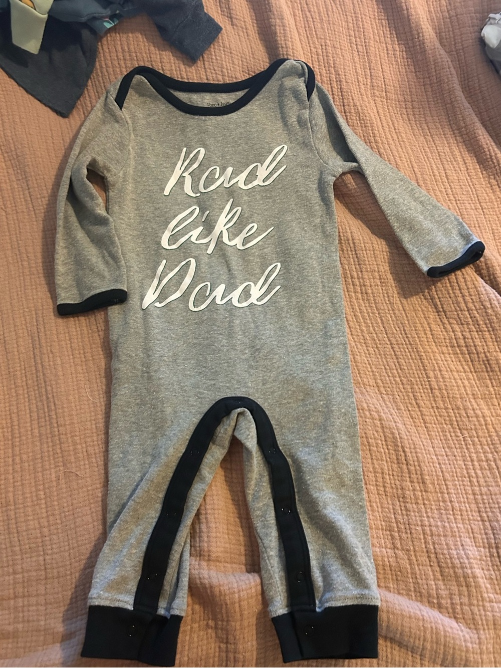 Kids Gray 'Cool Like Dad' One-Piece Romper